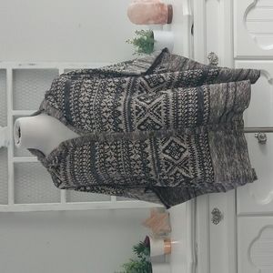 Lucky Brand Graphic Hooded Poncho - NWOT